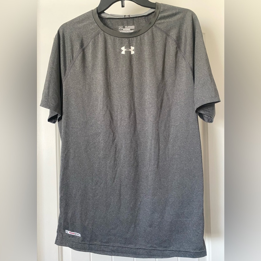 Under Armour Men's Dark Gray Short Sleeve Tee (2XL)